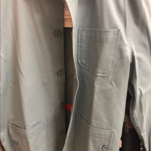 SEALSKINZ Blue Lightweight Water Resistant Shirt Jacket with Collar - Picture 5 of 6